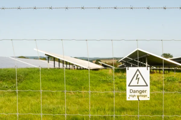 Solar Fence Installation