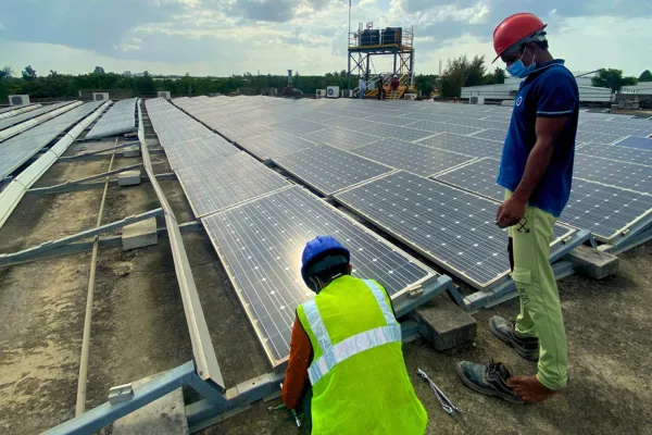 Industrial Solar installation
